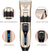 Dog Grooming Kit Clippers, Low Noise Electric Quiet Rechargeable Cordless Trimmers for Dogs, Cats, and Other Pets