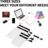 HEETA 5-Pack Clear Waterproof Dry Bag, Water Tight Cases Pouch for Mobile Phone, Camera, Maps, Boating Document Holder