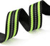 Mile High Life Reflective Dog Collar - Nylon Pet Collar with Buckle, Light Weight Lime Green for Large Dogs (L)
