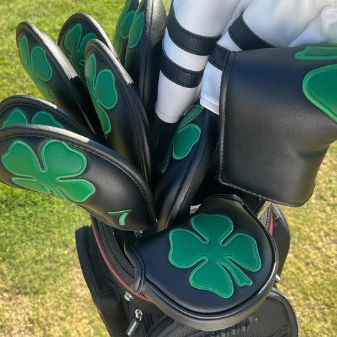 Montela Golf Putter Cover for Mallet Putter, Leather Headcover with Magnetic for Taylormade Odyssey 2ball Scotty Cameron