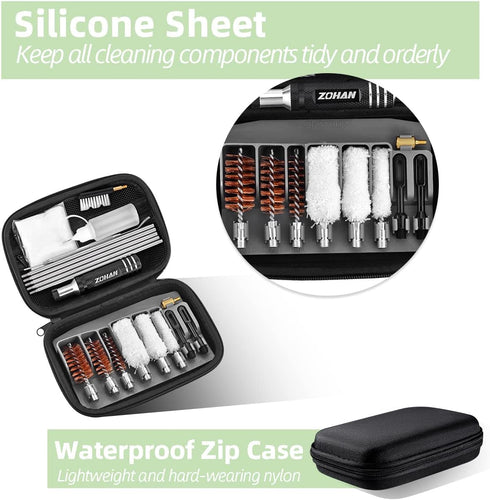 ZOHAN Shotgun Cleaning Kit for 12 Gauge, Gun Cleaning Supplies with Brush