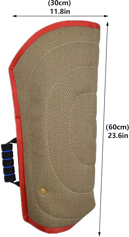 Morezi Dog Bite Sleeve Training Protection, Heavy Duty Jute for Pit Bull, German Shepherd, Mastiff - Red