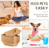 Disposable Pet Bowls, 50 Pcs Lightweight and Portable for Cats and Dogs, Easy to Carry and Store