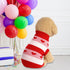 Dog Heart Knitted Sweater - Warm Pet Clothes for Small Puppies & Cats (Red, M)