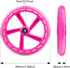 2-Pack 200mm 8-Inch A5, Scooter Wheels - Pink Wheels for Razor Lascoota, Kid & Adult Kick Push Scooters