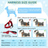 SlowTon No Pull Small Dog Harness & Leash Set, Adjustable Soft Vest Harness for Small Medium Dogs (R-Front Clip, S)