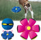 FlidRunest 2PCS Pet Toy Flying Saucer Ball - Interactive Dog Toy with 3 Lights for Outdoor Games
