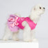 Fitwarm It's My Birthday Dog Dress, Dog Birthday Dress with Bowknot, Dog Clothes for Small Dog Girl, Funny Dog Clothes, Pet Cat Outfit, Pink, Large