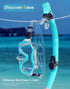 Snorkeling Gear for Adults, Dry-Top Snorkel Set with 180° Panoramic Diving Mask for Swimming