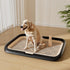 KOLA PANDA 23.6"x17.68" Dog Potty Tray, Indoor Pet Pee Pad Holder,Puppy Training Holder,Bathroom Dog Litter Box, Pet