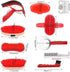 MORECP 10pcs Set Supplies-MP1133 Horse Grooming Kit, Horse Care with Tote Bag, Sweat Scraper, Curry Comb, Brush, Hoof