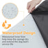 Large Waterproof Memory Foam Dog Bed, Orthopedic with Removable Bolsters & Washable Cover