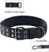 EXCELLENT ELITE SPANKER Adjustable Military Dog Collar, 1.5" Width, Metal D Ring & Buckle for Medium Large Dogs