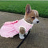 2 Pcs Dog Dresses for Small Medium Puppy Girls, Summer Princess Tutu Skirt Outfit Size M