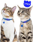 Taglory Reflective Cat Collar, Breakaway with Bells, Adjustable 7.5-12.5 Inch, Navy Blue, 2 Pack for Girl Boy Pets