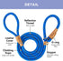 5 FT Slip Lead Dog Leash, Heavy Duty Rope for Small Medium Large Dogs, No Pull Training Lead with Reflective Thread,