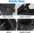 Waterproof Rear Under Seat Bike Saddle Bag, Double Bottle Pouch Bicycle Tail Pocket with Reflective Strip for MTB