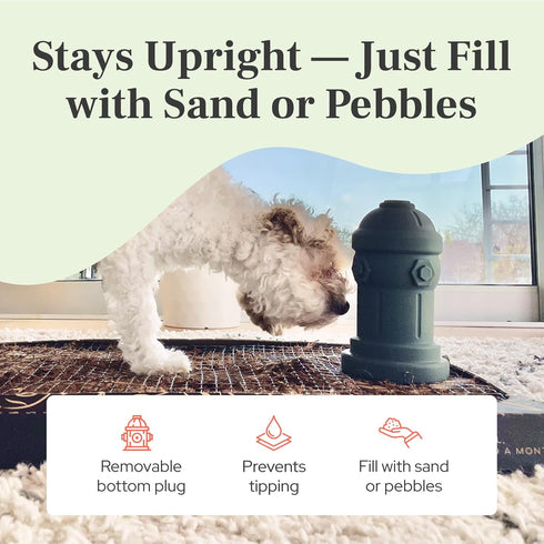 4x7 10lbs Small Dog Fire Hydrant Silicone Soft Potty Training Aid for Small Breeds Under Toy Breeds Indoor Outdoor