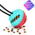 Interactive Dog Toys Tug of War, Mentally Stimulating Toys for Dogs, Puzzle Treat Food Dispensing Ball Toy