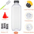 10pcs 33oz Fhxtcygj Plastic Bottles with Caps, Juice Container with Lids, Empty Plastic Juice Bottles Reusable Clear