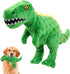 Homounter Dog Toys Cute Dinosaur Plush Toy for Large Dogs - Squeaky Interactive