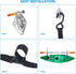 Kayak Storage Straps with Carabiner Paddle Clips, Adjustable Double Sling for Indoor/Outdoor Kayak & Surfboards
