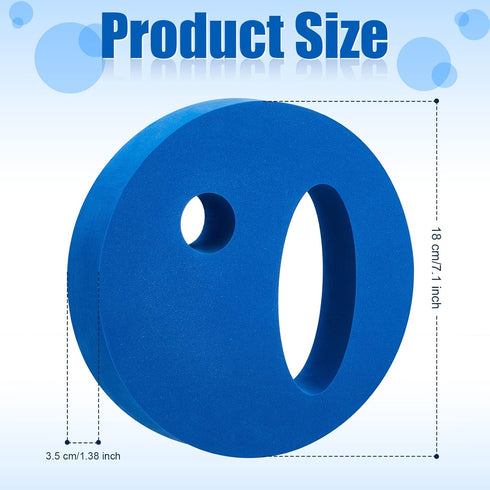 Water Exercise Discs Water Weights for Pool Exercise Set EVA Foam Water Aerobic Equipment Hand Held Swim Disc for Pool Water Aerobics Fitness Water Exercise, 7.1 Inches in Diameter