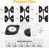 Threehoney Through Hull Wiring Kits for Device Battery Connections, Thru Hull Wiring Kits for Wilderness Track Mount