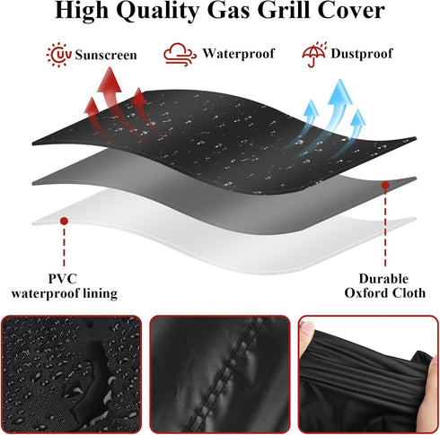 80 33"L19"W18"H Outdoor Cooler Cover for Permasteel Qt Rolling Patio Cooler Cart, Waterproof Ice Chest Cart Cover Patio