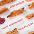12-15 Counts Pawmate Dog Treats Double Sweet Potato & Chicken Wraps, Healthy Chicken Jerky Dog Chews High Protein Low
