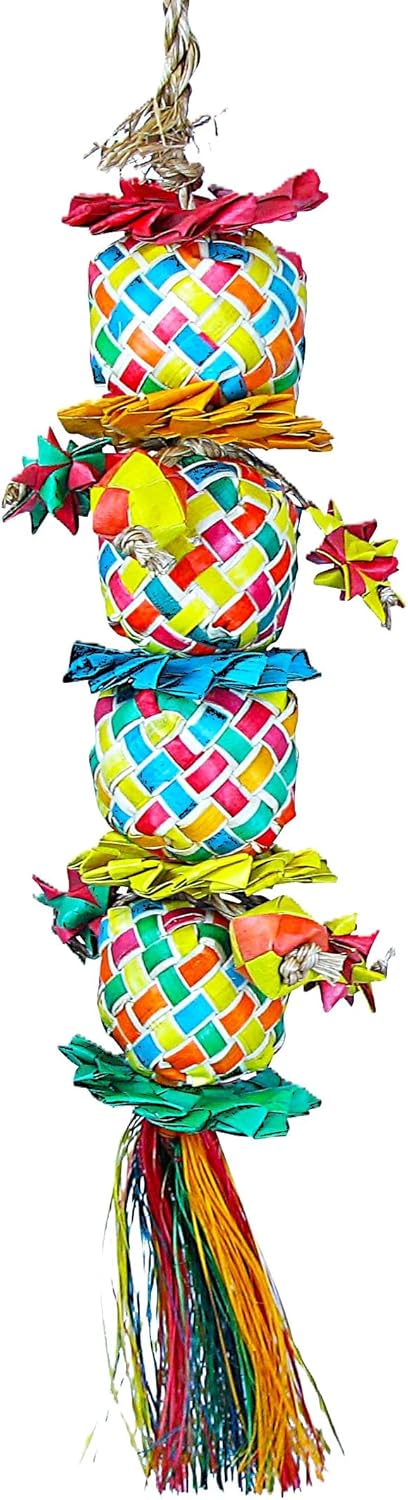 Planet Pleasures Flower Tower Bird Toy, Medium
