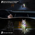 Dog Collar Light, 4 Modes for Night Walking, Rechargeable Clip On Dog Lights, IP68 Waterproof