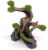 Reptile Decor Aquarium Decorations - Artificial Moss Resin Fish Tank Rocks Simulation Hollow Tree Accessories (Small)