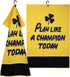 Golf Towel, Microfiber Waffle Design with Clip - Industrial Strength Magnet for Strong Hold to Golf Bags (Play Like A