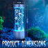 Bubble Fish Lamp, Sensory Bubble Tube Lamp, Artificial Fish Tank with Moving Fish, to Light Up Your Life Like a Lamp