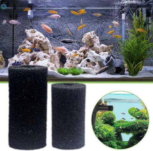 5Pcs Black Aquarium Filter Sponges, Pre-Filter Sponges for Freshwater and Saltwater Fish Tank, Aquarium Pumps and