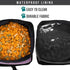 PetAmi Collapsible Dog Bowls 2 Pack - Food and Water Travel Set, Portable No Spill, Foldable Lightweight BPA Free
