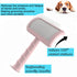 Large Slicker Brush for Dogs & Cats, Extra Long Pin Shedding Brush for Long Haired Pets, Pink