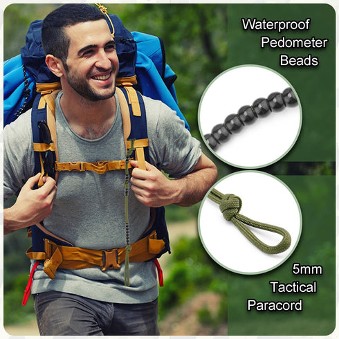 3pcs Counter Swimmers CounterConsists Counter Beads16 Inches Ranger Beads pace for HikingLong Distance of Parachute