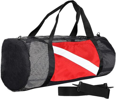 Luwint Pro Mesh Large Dive Duffle Bag - Heavy Duty Scuba Diving Snorkeling Gear Storage