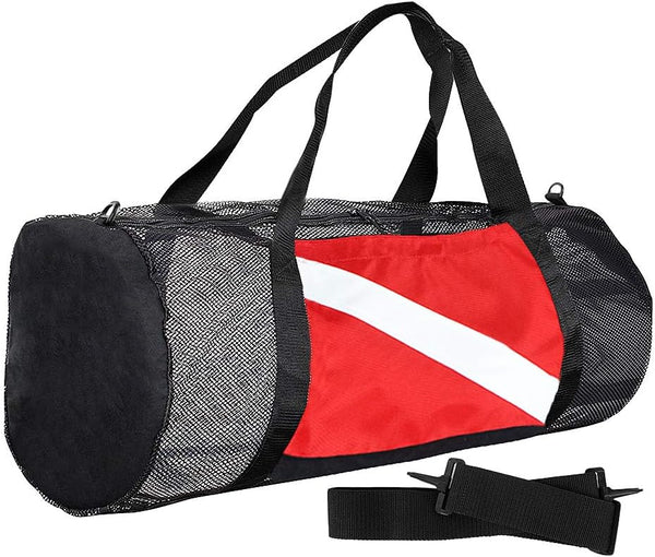 Luwint Pro Mesh Large Dive Duffle Bag - Heavy Duty Scuba Diving Snorkeling Gear Storage