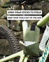 Peaty's Holdfast Trail Tool Wrap, Waterproof Storage Frame Bag with Zip Pouch Pocket for MTB