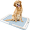 IRIS USA Pee Pad Holder, XL, Foldable Marking Dog Pad Holder with Non-Skid Rubber Feet, Fits 23"x35" Pad or Larger