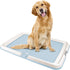 IRIS USA Pee Pad Holder, XL, Foldable Marking Dog Pad Holder with Non-Skid Rubber Feet, Fits 23"x35" Pad or Larger