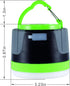 LIT-PaTH LED Camping Lantern, Rechargeable Light with Magnet Base, 4400 mAh, Large Green, Survival Kit