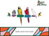 8.5" Sweet Feet and Beak Comfort Grip Safety Perch for Bird Cages - Pedicure Perch for Birds to Keep Nails and Beaks