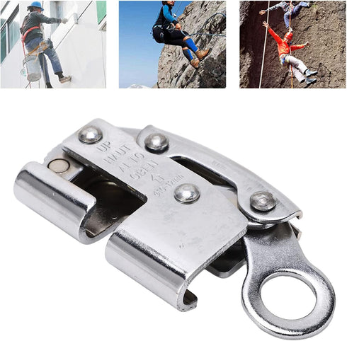 VBESTLIFE Self Locking Device - Rock Climbing Self Locking Rope Grab Fall Safety Harness Rope Grab Device