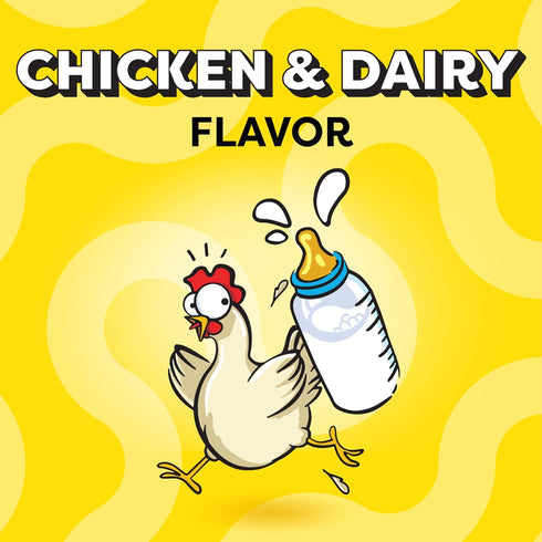 Temptations Kitten Crunchy and Soft Treats, Chicken and Dairy Flavor, 6.3 oz Pouch (Pack of 10)