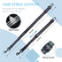PUEENOD 2 Pack Dog Seat Belt Adjustable Dog Car Seatbelts for Vehicle Nylon Pet Safety Seat Belt with Elastic Bungee