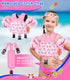 15-30 lbs, Swimming MoKo Swim Arm Floaties Toddler Swim Vest for Kids Cartoon Water Wings with Crotch Strap, Pool Float